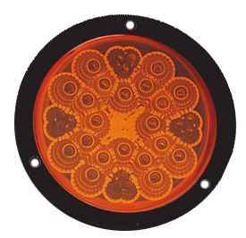 397 PLAFÓN TRASERO REDONDO 4"  FLOR DE LOTTO 24 LEDS