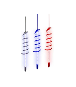 Antena CB Serpiente de Led Disponible en luz Azul, Roja y Blanca.