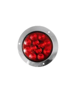 Calavera de led para camion, 4"  tipo burbuja