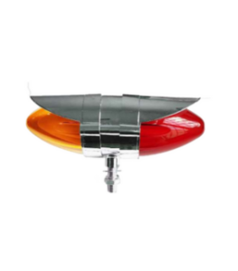 Direccional Luz Gel Doble cara larga Rojo